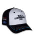 ფოტო #3 პროდუქტის Men's White/Black Brad Keselowski BuildSubmarines.com Uniform Adjustable Hat