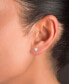 ფოტო #2 პროდუქტის Lab-Grown Opal Heart-Shaped Solitaire Stud Earrings (5/8 ct. t.w.)