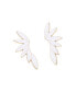 ფოტო #1 პროდუქტის Women's White Wing Drop Earrings