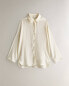 Silk shirt S - фото #2