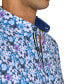 Фото #4 товара Men's Regular-Fit Non-Iron Performance Stretch Blurred Floral Button-Down Shirt