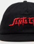 Santa Cruz embroidered dungeon cap in black