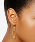 ფოტო #2 პროდუქტის Triple-Row Twist Double Drop Earrings in 10k Gold