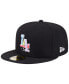 Фото #4 товара Men's Black Los Angeles Dodgers Multi-Color Pack 59FIFTY Fitted Hat