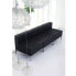 Фото #3 товара Hercules Imagination Series Contemporary Black Leather Right Corner Chair With Encasing Frame