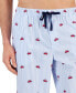 ფოტო #3 პროდუქტის Men's Regular-Fit Crab-Print Pajama Pants, Created for Macy's