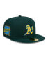 Фото #14 товара Men's Green Oakland Athletics 2023 MLB Father's Day On-Field 59FIFTY Fitted Hat