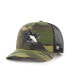 Фото #1 товара Men's Camo, Black San Jose Sharks Trucker Snapback Hat