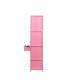 Pink modern simple hair desk, multi-layer storage space