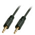 Lindy Audio Cable 3,5mm / 20m - 3.5mm - Male - 3.5mm - Male - 20 m - Black