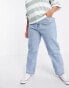 Фото #4 товара DTT Plus Grace balloon leg jeans in light blue