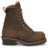 Chippewa Valdor 8 Inch Waterproof Composite Toe Work Mens Brown Work Safety Sho