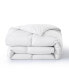 Фото #5 товара Medium Weight 360 Thread Count Extra Soft Down and Feather Fiber Comforter with Duvet Tabs, Full/Queen
