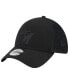 ფოტო #1 პროდუქტის Men's Miami Marlins Black-on-Black Neo 39THIRTY Flex Hat