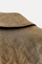 Фото #16 товара Классическое пальто оверсайз из жатой ткани — zw collection ZARA
