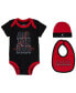 ფოტო #1 პროდუქტის Baby Boys Create Bodysuit, Bibs and Hat Box Set, 3 Piece