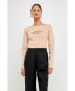 ფოტო #2 პროდუქტის Women's Cropped 2 Piece set Sweater