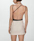 ფოტო #2 პროდუქტის Women's 100% Linen Skirt
