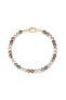 ფოტო #1 პროდუქტის Shell Pearl Necklace with Gem-Encrusted Carabiner Lock (Small)