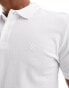 Фото #2 товара Jack & Jones Essentials slim fit pique logo polo in white