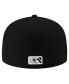 Фото #1 товара Men's Black Somerset Patriots Theme Night Yankees 59FIFTY Fitted Hat