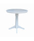 Фото #2 товара 36" Round Top Pedestal Table with 12" Leaf