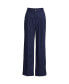 ფოტო #1 პროდუქტის Women's High Rise Crisp Poplin Chino Wide Leg Pants