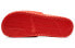 Stussy x Nike Benassi Habanero Red Sports Slippers