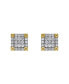 Фото #3 товара Diamond Trunk 14k Yellow Gold 0.75 cttw Certified Natural Diamond Stud Earring for Men/Women, Screw Back