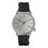 Фото #3 товара Мужские наручные часы с черным кожаным ремешком Komono KOM-W2032