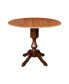 Фото #1 товара International Concept 42" Round Dual Drop Leaf Pedestal Table