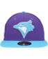 Фото #4 товара Men's Purple Toronto Blue Jays Vice 59FIFTY Fitted Hat