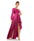 ფოტო #1 პროდუქტის Women's Ieena High Low One Shoulder Flowy Gown