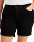 ფოტო #3 პროდუქტის Trendy Plus Size Denim Bermuda Shorts