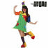 Фото #1 товара Маскарадные костюмы для взрослых Разноцветный Паяц-девушка Цирк (2 Предметы)