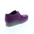 Фото #22 товара Clarks Wallabee 26168860 Mens Purple Suede Oxfords & Lace Ups Casual Shoes