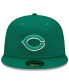 ფოტო #3 პროდუქტის Men's Green Cincinnati Reds 2022 St. Patrick's Day On-Field 59Fifty Fitted Hat