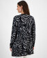 Фото #2 товара Women's Printed Open-Front Cardigan, Created for Macy's