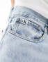 Фото #8 товара Calvin Klein Jeans authentic straight jeans in light wash