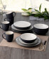 Colorwave Coupe 16-Pc. Dinnerware Set, Service for 4