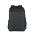 Laptop Backpack Rivacase Regent 8069 Black Cyan Monochrome