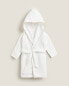 Фото #2 товара Children's velour bathrobe with trim detail