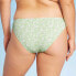 Juniors' Ribbed Cheeky Bikini Bottom - Xhilaration™ Bright Green Floral Size S