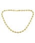 ფოტო #1 პროდუქტის 14K Gold Overlay Gold Overlay .925 Sterling Silver Chain Anchor Link Puff Mariner Chain Necklace For Men Women Nickel-Free 6MM 18 Inch