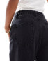 DTT Petite Lou mom jeans in washed black