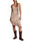 ფოტო #1 პროდუქტის Women's Mixed Print Ruffle Midi Dress