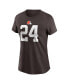 Фото #2 товара Women's Nick Chubb Brown Cleveland Browns Player Name Number T-Shirt