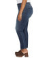 ფოტო #3 პროდუქტის Plus Size Elyse Mid Rise Comfort Fit Straight Leg Jeans