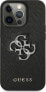 Guess Etui Guess GUHCP13LSA4GSBK Apple iPhone 13 Pro czarny/black hardcase Saffiano 4G Metal Logo