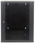 Фото #11 товара Intellinet Network Cabinet - Wall Mount (Double Section Hinged Swing Out) - 15U - Usable Depth 425mm/Width 540mm - Black - Assembled - Max 30kg - Swings out for access to back of cabinet when installed on wall - 19",Parts for wall install (eg screws/rawl plugs) not